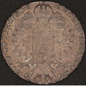 Austria. 1780 (1921-32) 1 Maria Theresa Thaler Silver