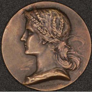 France. 1920s Savings Bank of La Rochelle Medal - Bronze