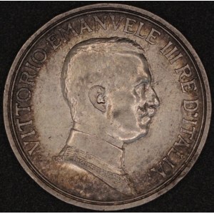 Italy. 1914 2 Lire - Vittorio Emanuele III - Silver