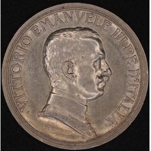 Italy. 1914 2 Lire - Vittorio Emanuele III - Silver