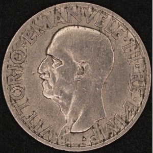 Italy. 1936 1 Lira - Vittorio Emanuele III - Rare Year