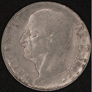 Italy. 1942 20 Centesimi - MINT ERROR - Filled Die