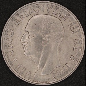Italy. 1943 1 Lira - Vittorio Emanuele III - Rare Year