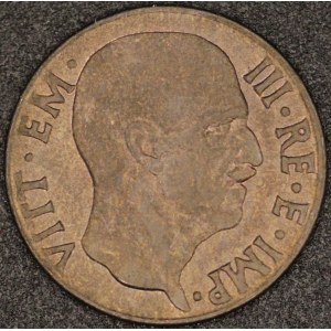 Italy. 1943 5 Centesimi - Vittorio Emanuele III - Rare Year