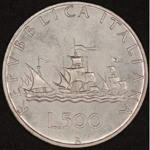 Italy. 1980 500 Lire - Silver