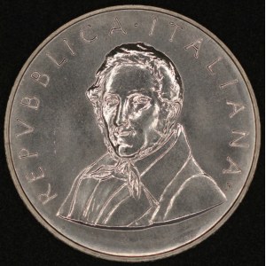 Italy. 1985 500 Lire - Alessandro Manzoni - Silver