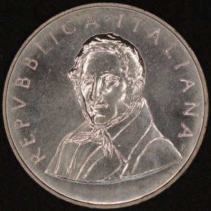 Italy. 1985 500 Lire - Alessandro Manzoni - Silver