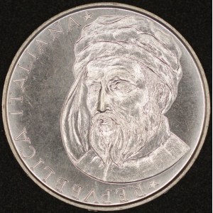Italy. 1986 500 Lire - Donatello - Silver