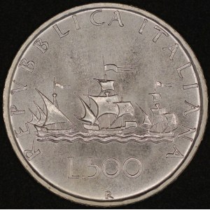 Italy. 1989 500 Lire - Silver
