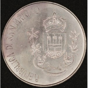 San Marino. 1981 500 Lire - Virgil Georgics - Silver