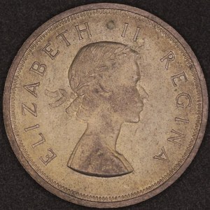 South Africa. 1958 5 Shillings - Elizabeth II - Silver