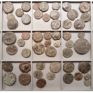 Group Lot - Greek & Roman AE Pieces Several Sizes - 51 Pieces