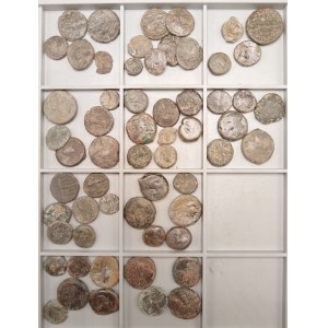 Group Lot - Greek & Roman AE Pieces Several Sizes - 59 Pieces