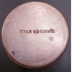 Germany. 1933-1937 - 3 Nazi Officer Shot & Wine Silver Cups