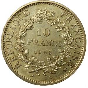France, Fifth Republic, 10 francs, 1968 (105)