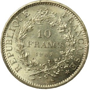 France, Fifth Republic, 10 francs, 1967 (106)