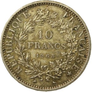 France, Fifth Republic, 10 francs, 1968 (124)