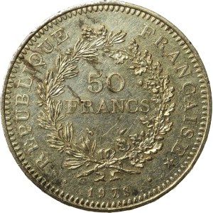 Francja, V Republika, 50 franków 1978 (127)