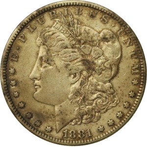 USA, 1 dolar 1881, Morgan, Filadelfia (137)