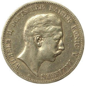 Germany, Prussia, Wilhelm II, 5 marks, 1904 (149)
