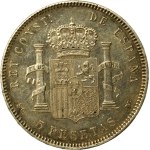 Spain, Alfonso XIII, 5 pesetas, 1898 (151)