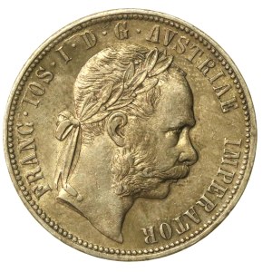 Austro-Węgry, Franciszek Józef I, 1 floren 1880 (160)