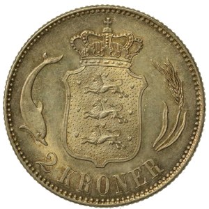 Denmark, Christian X, 2 crowns, 1916 (162)