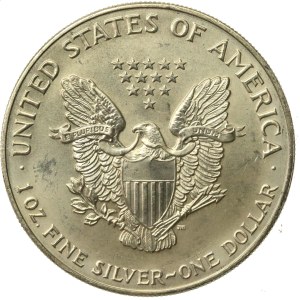 USA, 1 Dollar 1993 - American Eagle, 1 oz. Ag 999 (182)