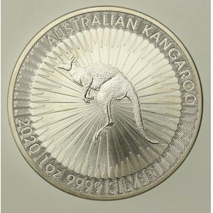 Australia, Elizabeth II, 1 Dollar 2020 - Kangaroo, 1 oz. Ag 999 (194)