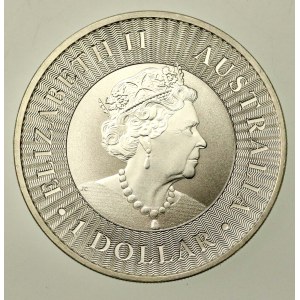Australia, Elżbieta II, 1 dolar 2020 - Kangur, 1 oz. Ag 999 (195)