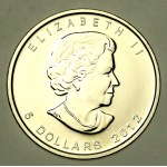 Canada, Elizabeth II, 5 dollars 2012 - Maple Leaf, 1 oz. Ag 999 (200)