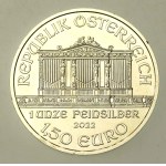 Austria, 1 1/2 euro 2022 - Vienna Philharmonic, 1 oz. Ag 999 (204)