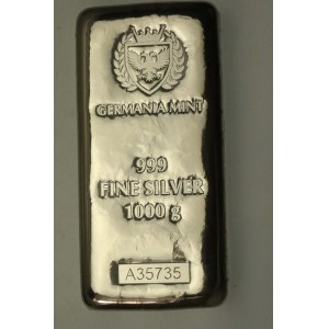Germania Mint, Sztabka 1000g Ag 999 (228)