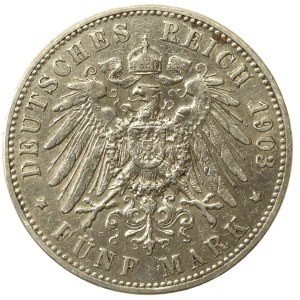 Germany, Prussia, Wilhelm II, 5 marks, 1903 (237)