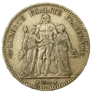 France, Third Republic, 5 francs, 1876, Bordeaux (241)