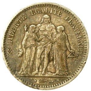 Francia, Seconda Repubblica, 5 franchi 1849, Bordeaux (245)