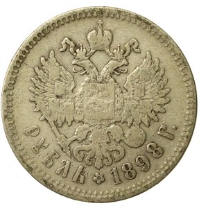 Russia, Nicholas II, Ruble 1898 (260)
