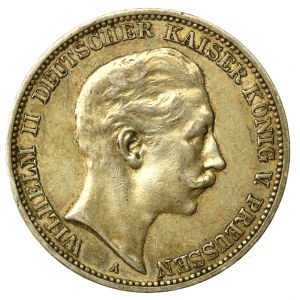 Germany, Prussia, Wilhelm II, 3 marks, 1910 (261)