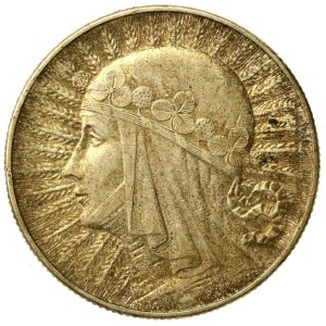 Second Polish Republic, 5 zlotych, 1934, Woman's Head (267)