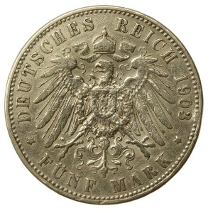 Nemecko, Prusko, Viliam II., 5 mariek 1903 (272)
