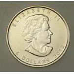 Canada, Elizabeth II, 5 dollars 2012 - Maple Leaf, 1 oz. Ag 999 (276)