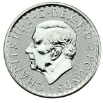 United Kingdom, Charles III, 2 pounds 2023 - Britannia, 1 oz. Ag 999 (301)