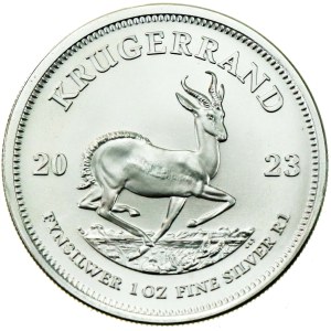 South Africa, 2023 Krugerrand, 1 oz. Ag 999 (304)