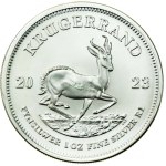 South Africa, 2023 Krugerrand, 1 oz. Ag 999 (304)
