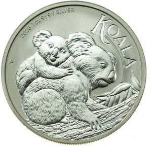 Australia, Elżbieta II, 1 dolar 2023 - Koala, 1 oz. Ag 999 (306)