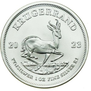 South Africa, 2023 Krugerrand, 1 oz. Ag 999 (310)