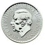 United Kingdom, Charles III, 2 pounds 2023 - Britannia, 1 oz. Ag 999 (314)