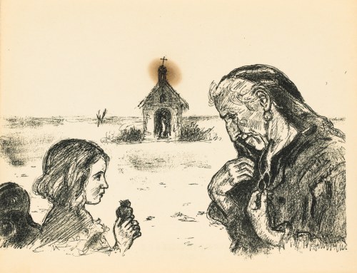 Wlastimil HOFMAN (1881-1970), Gorejące serce, 1914