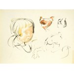 Wojciech WEISS (1875–1950), Sketches of Children, 1922