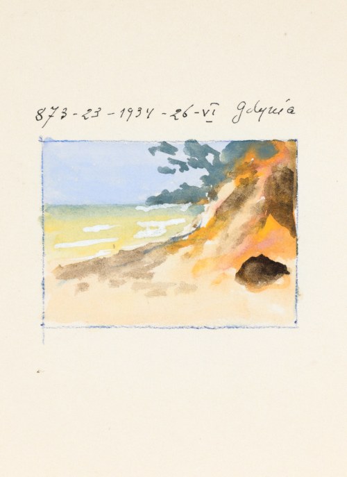 Soter August JAXA-MAŁACHOWSKI (1867-1952), Łodzie w porcie w Gdyni, 1934
